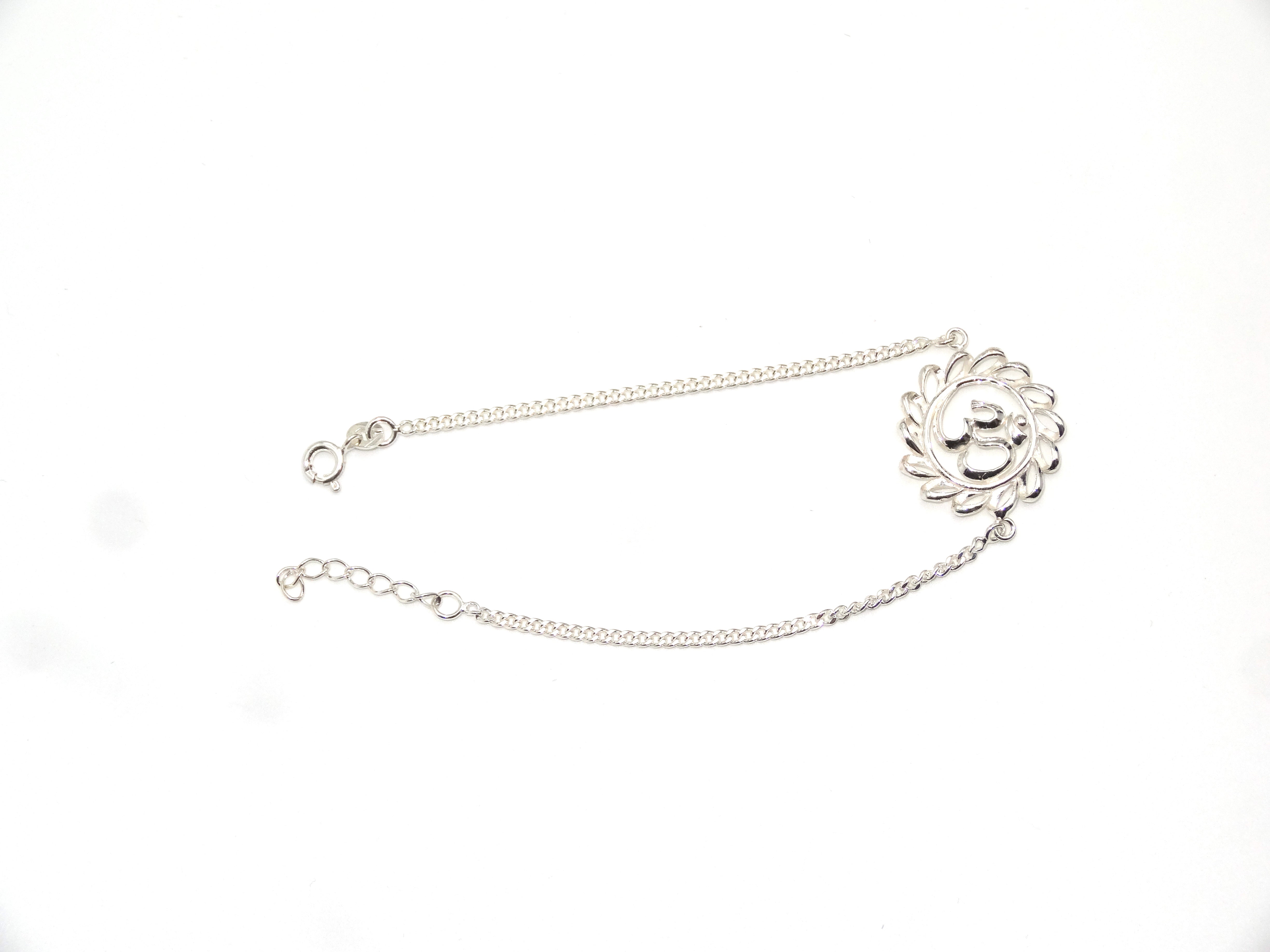silver rakhi