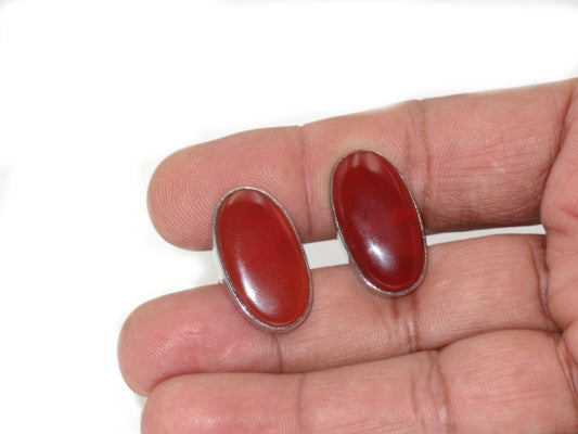 carnelian cufflinks