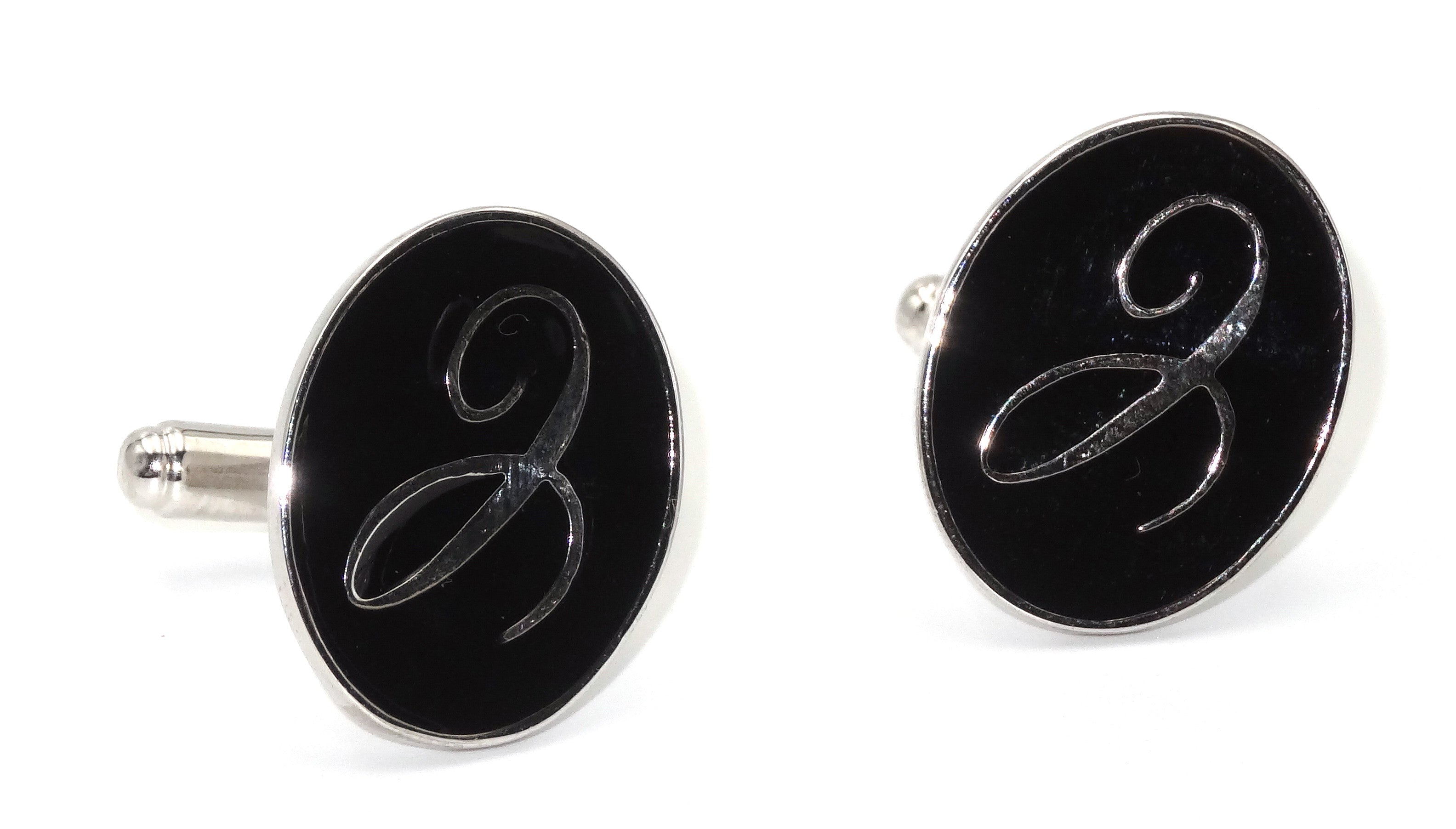 silver cufflinks