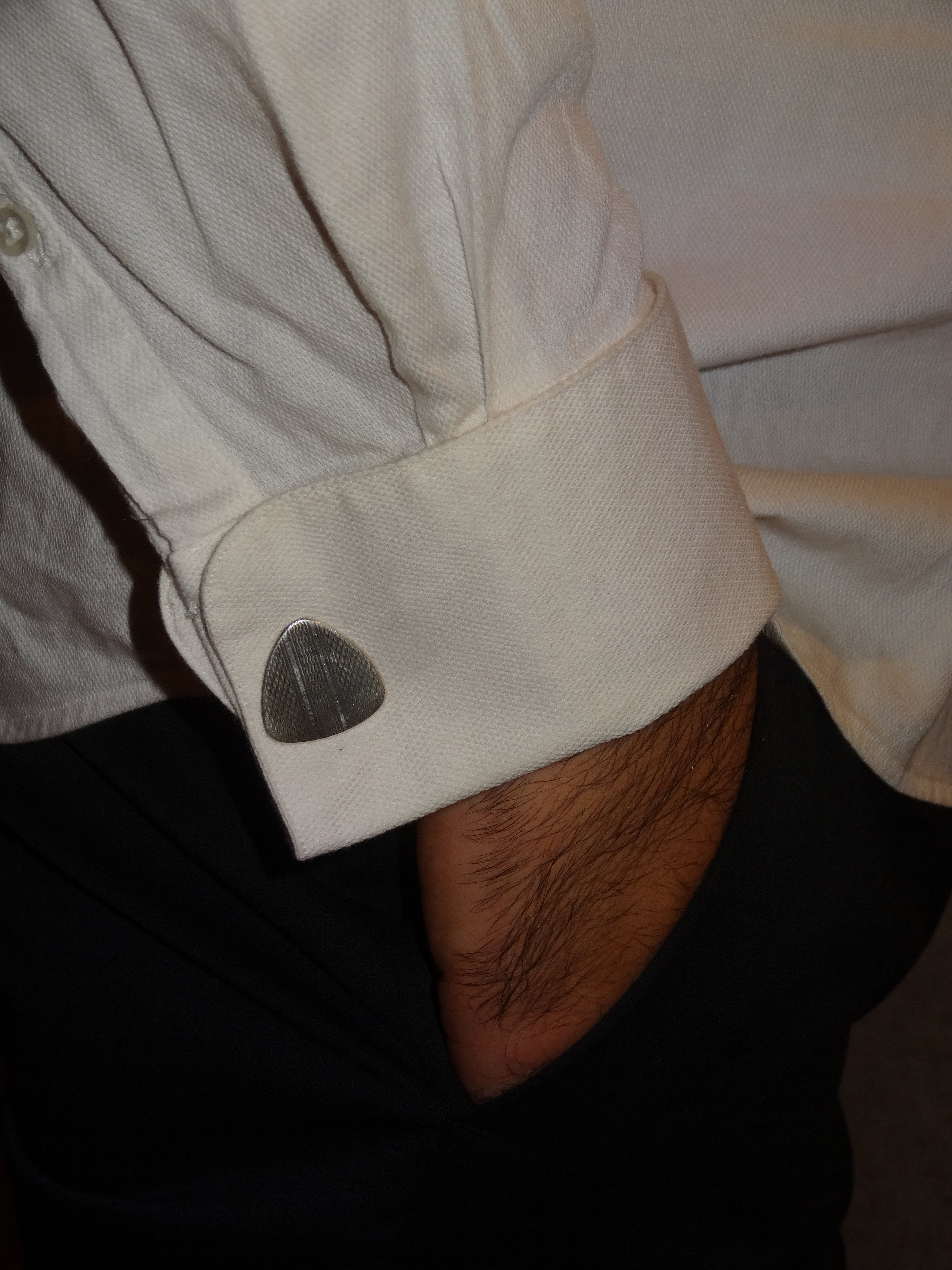 silver cuffflink for men