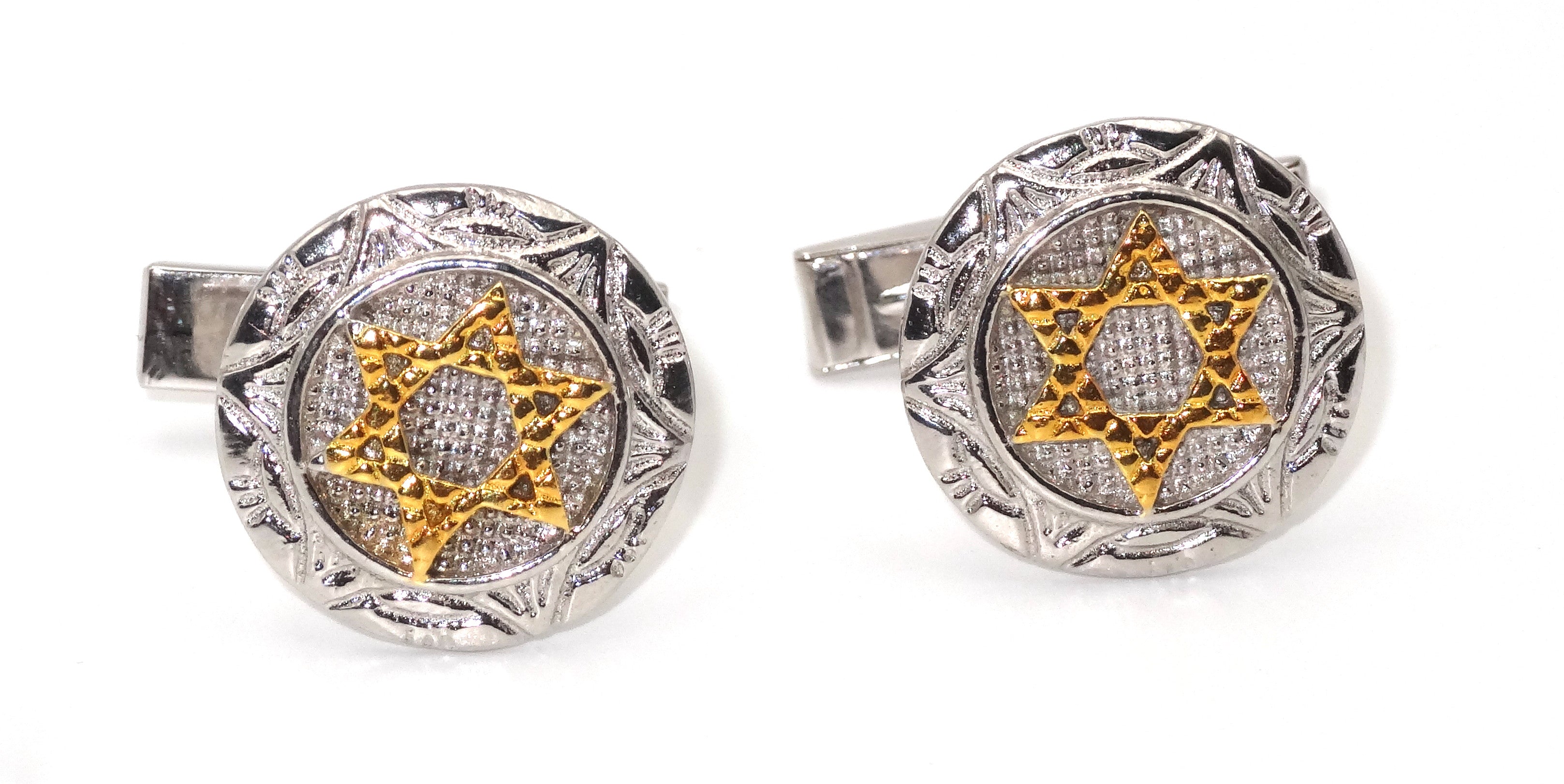 silver cufflinks