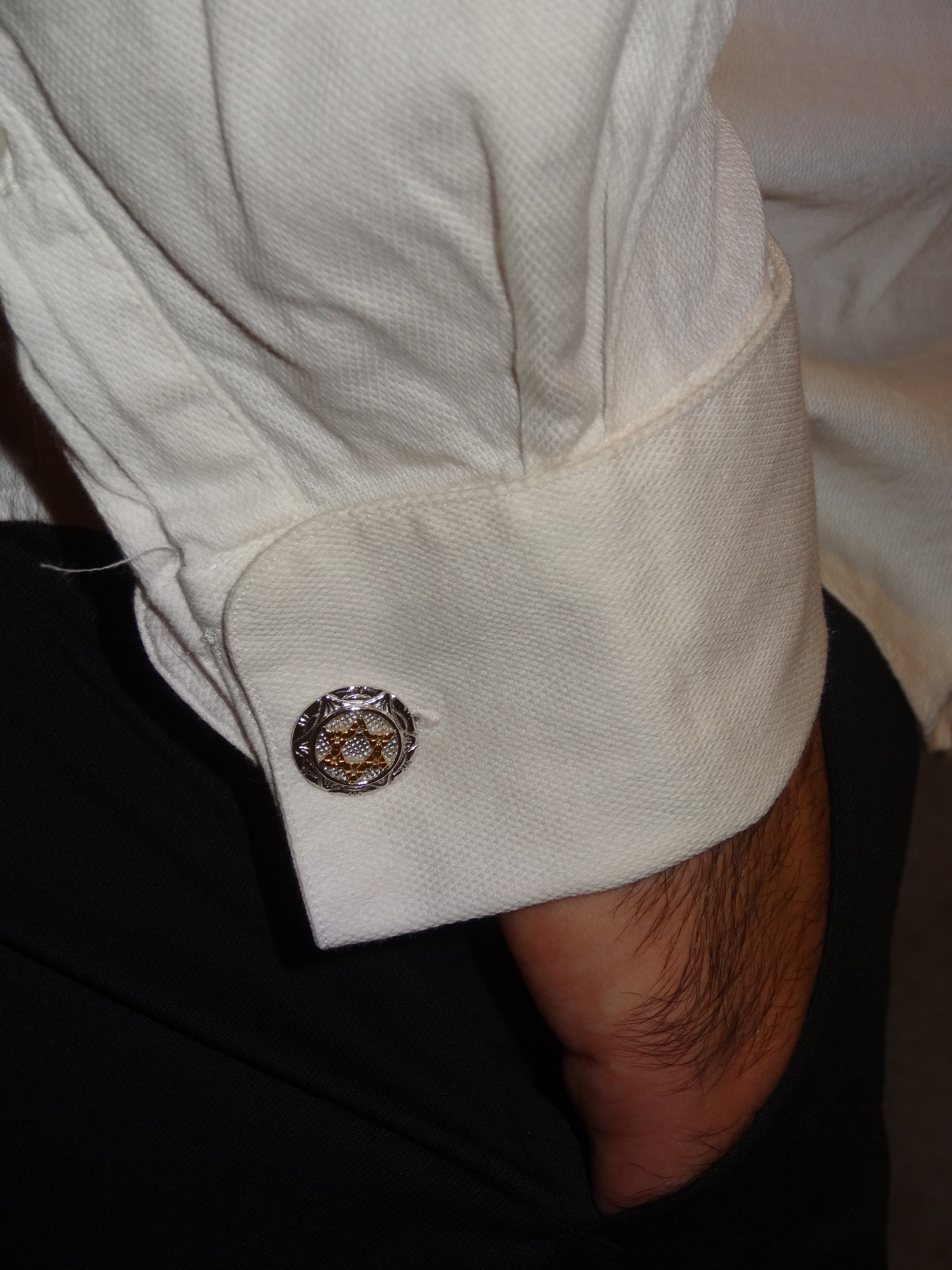 silver cufflink for men