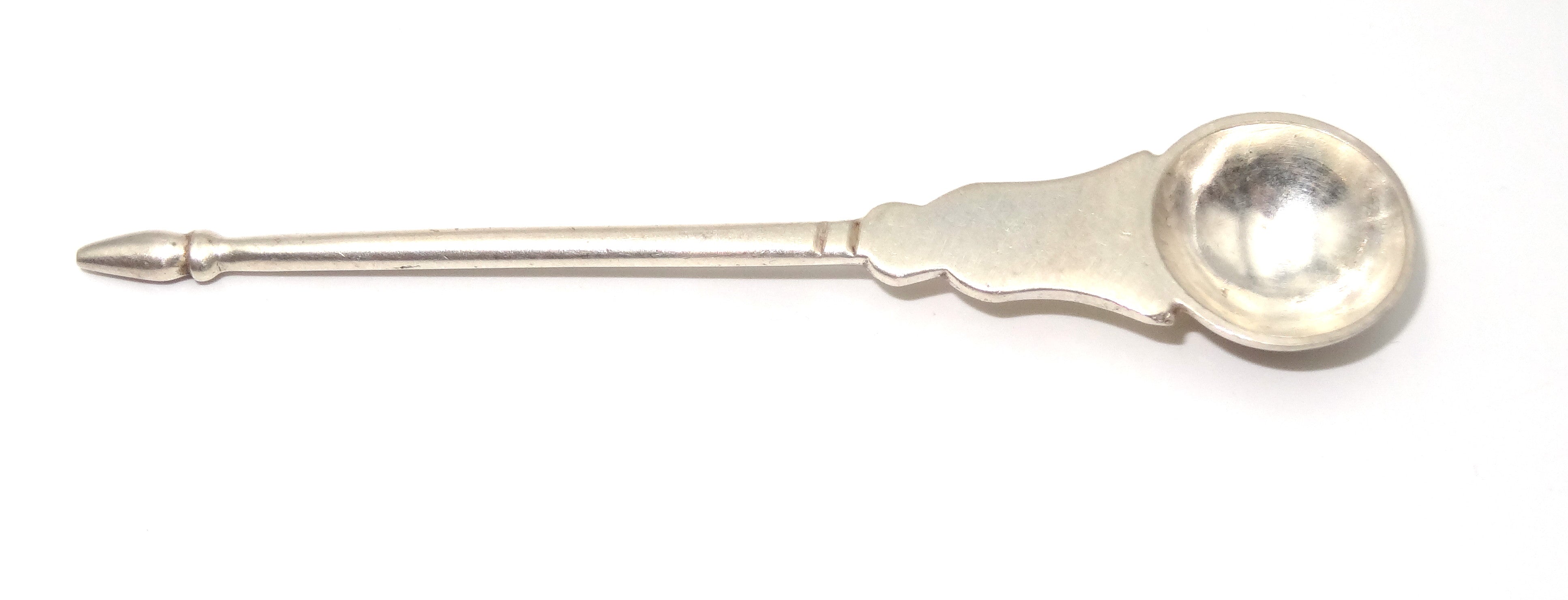 silver puja spoon