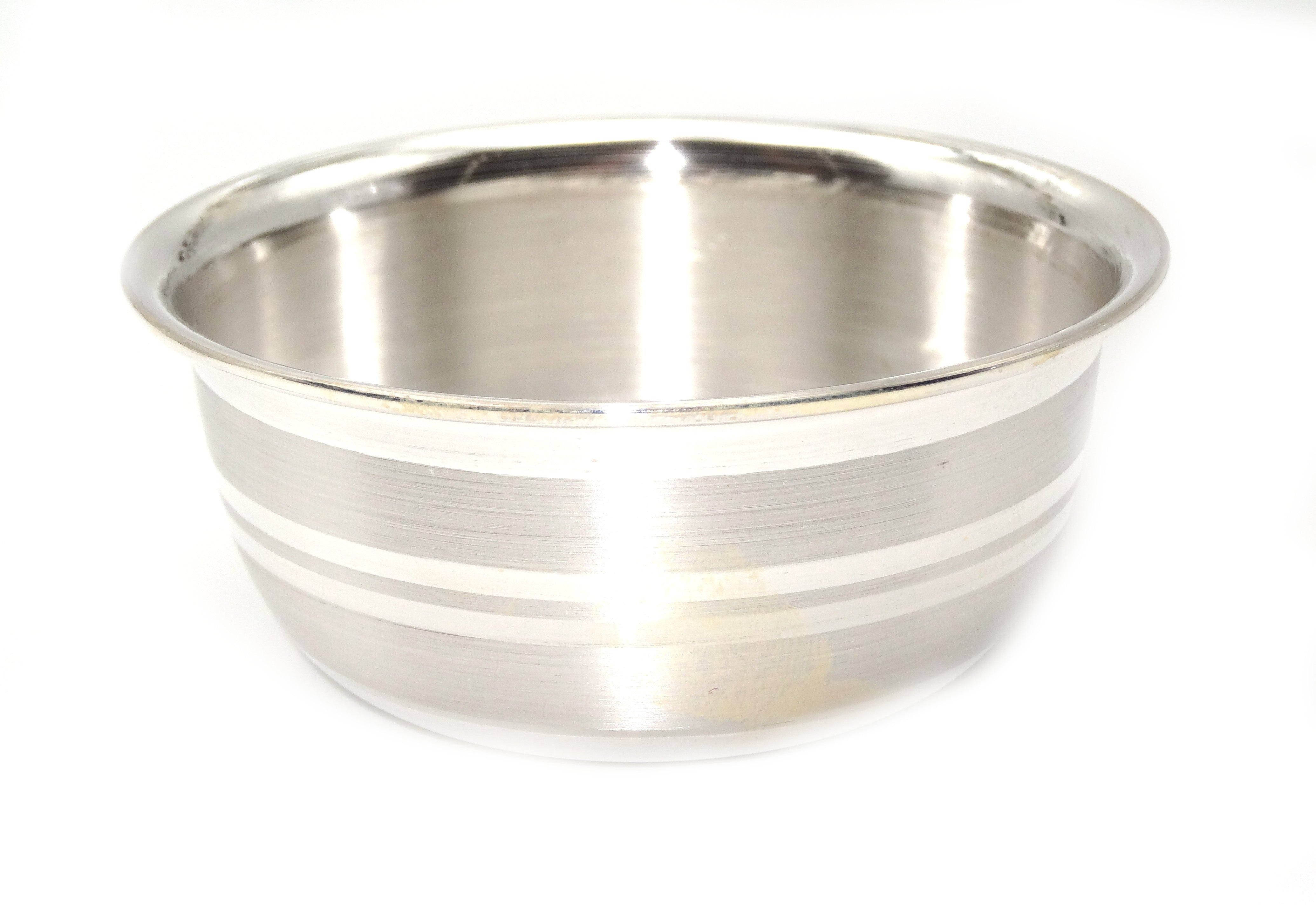 silver medium size bowl