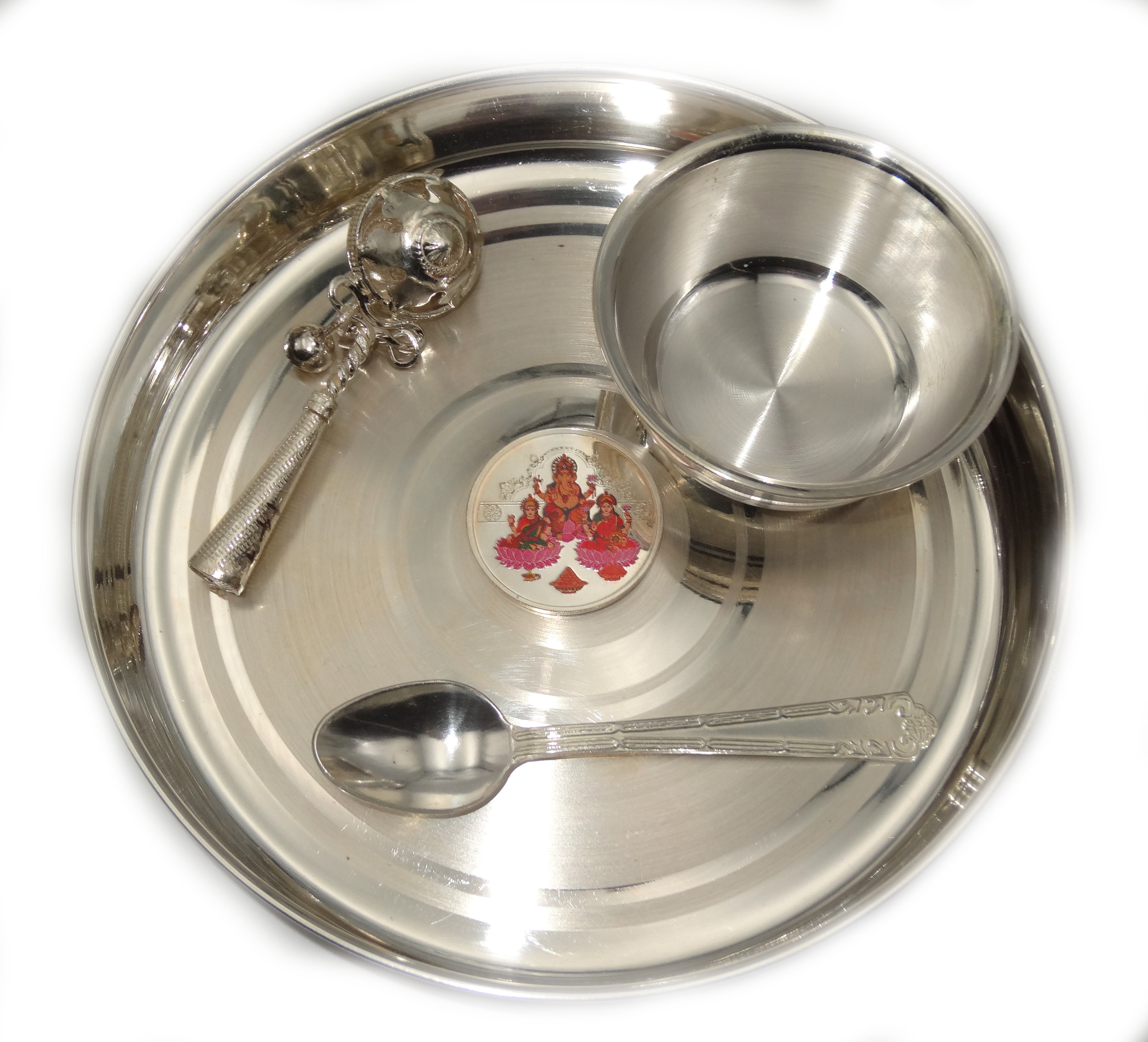 silver thali for kids