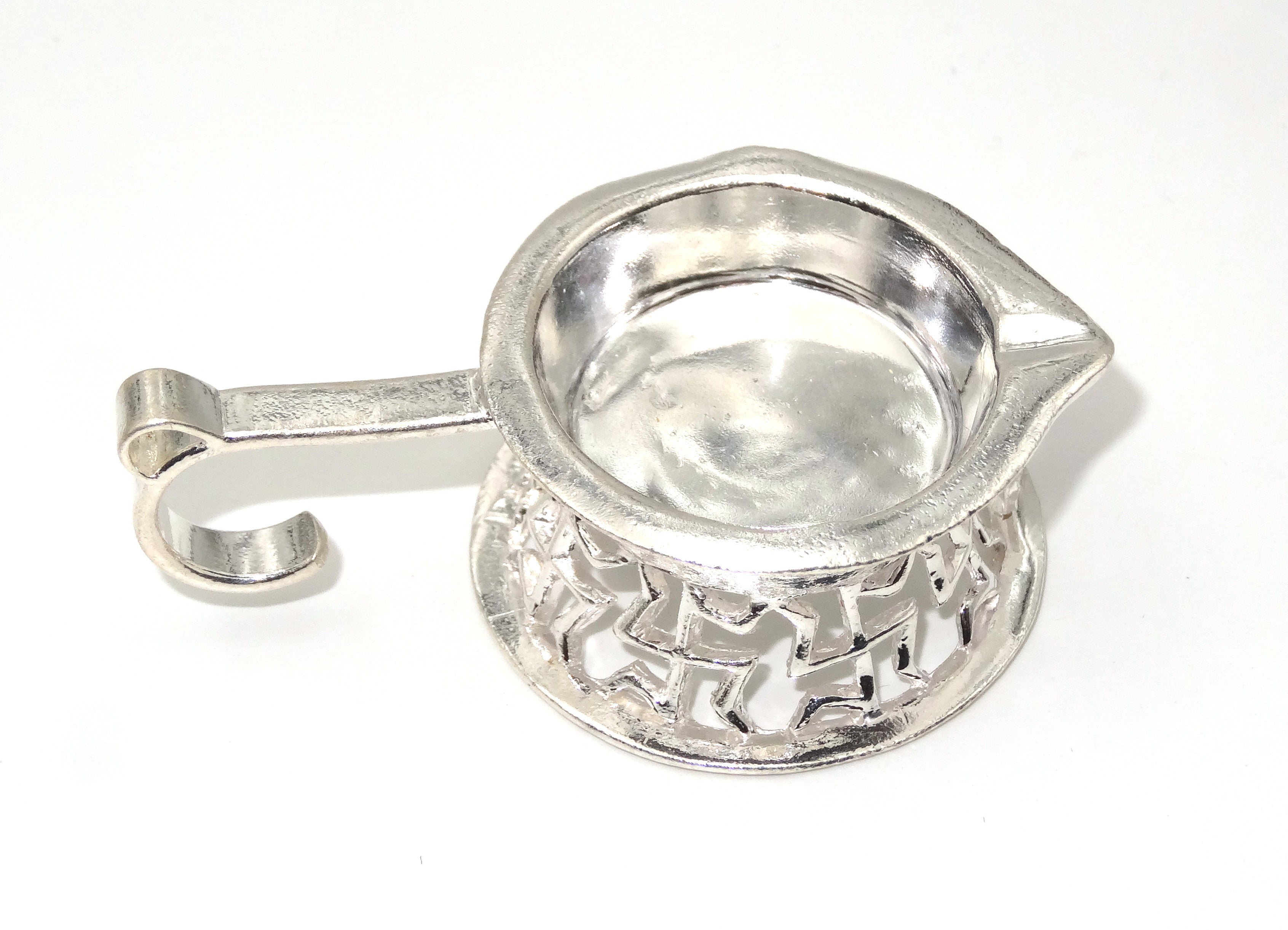 silver jyot for puja