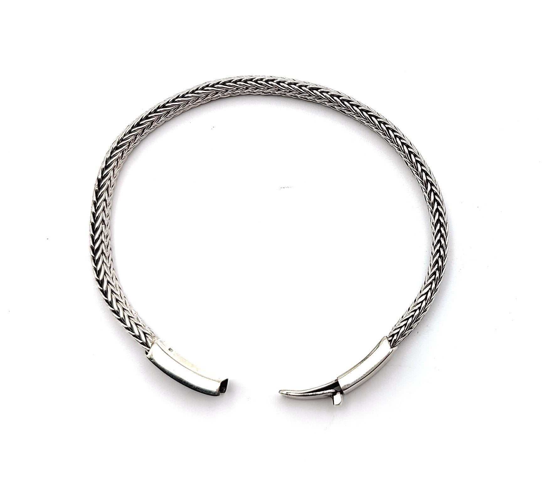 silver wire bracelet for men