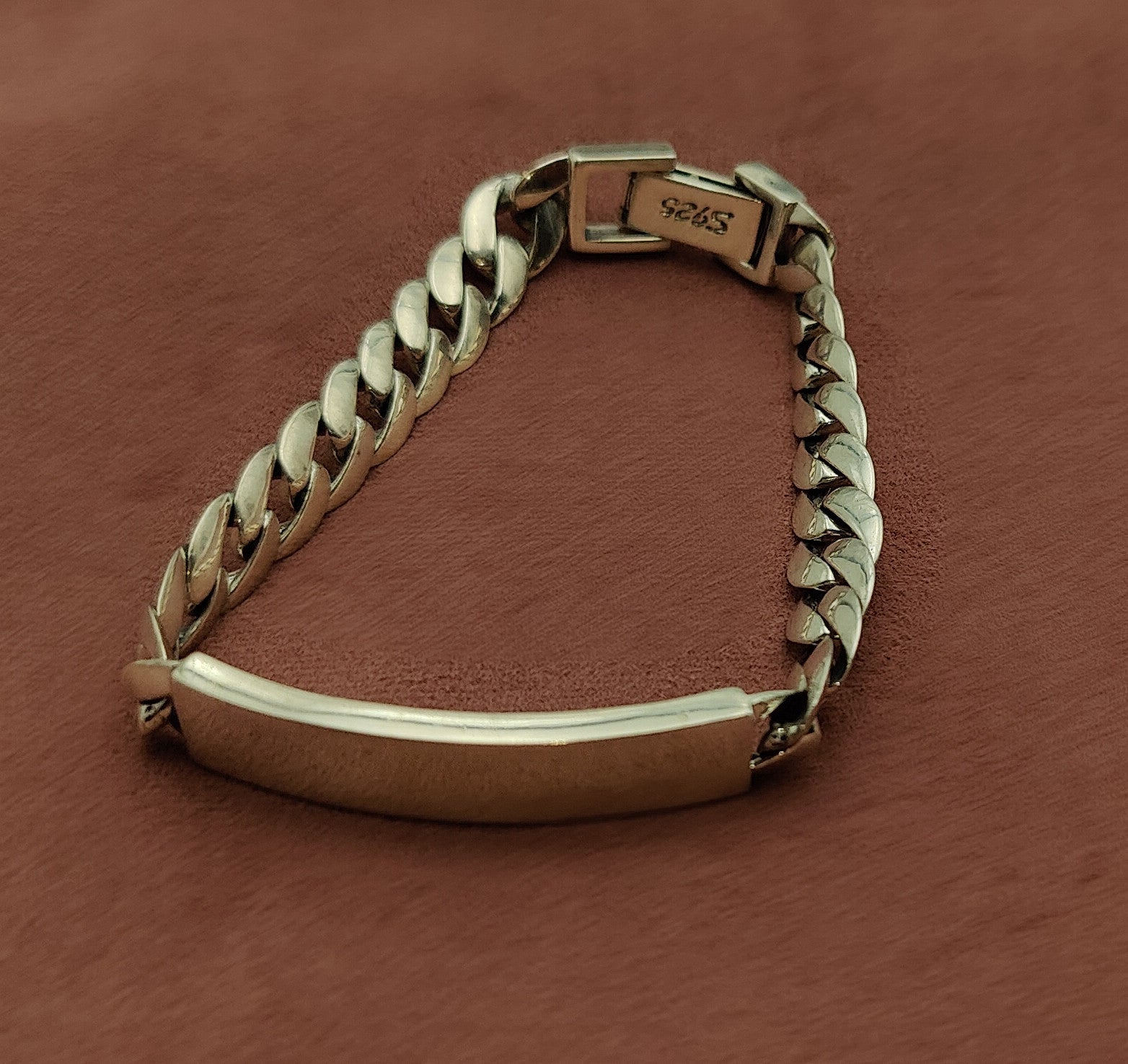 silver customisable bracelet silver bracelet for men 925 silver jewellery