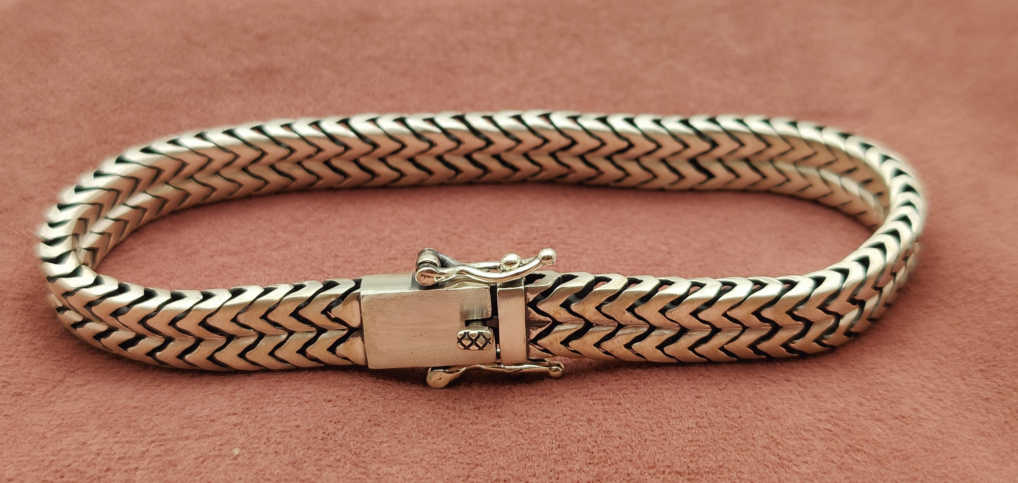 Rustic Rarity Silver Gauri925 Rustic Dull Oxidised Silver Bracelet | Pure 925 Silver for Me