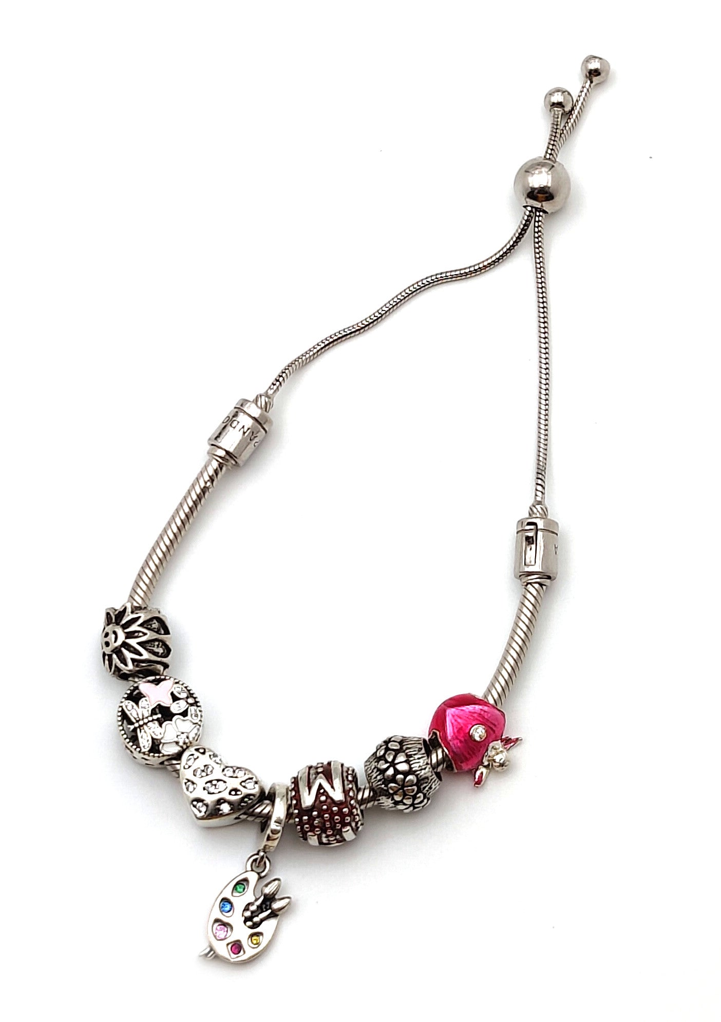 silver pandora bracelet bracelet for women elegant bracelet charms bracelet 