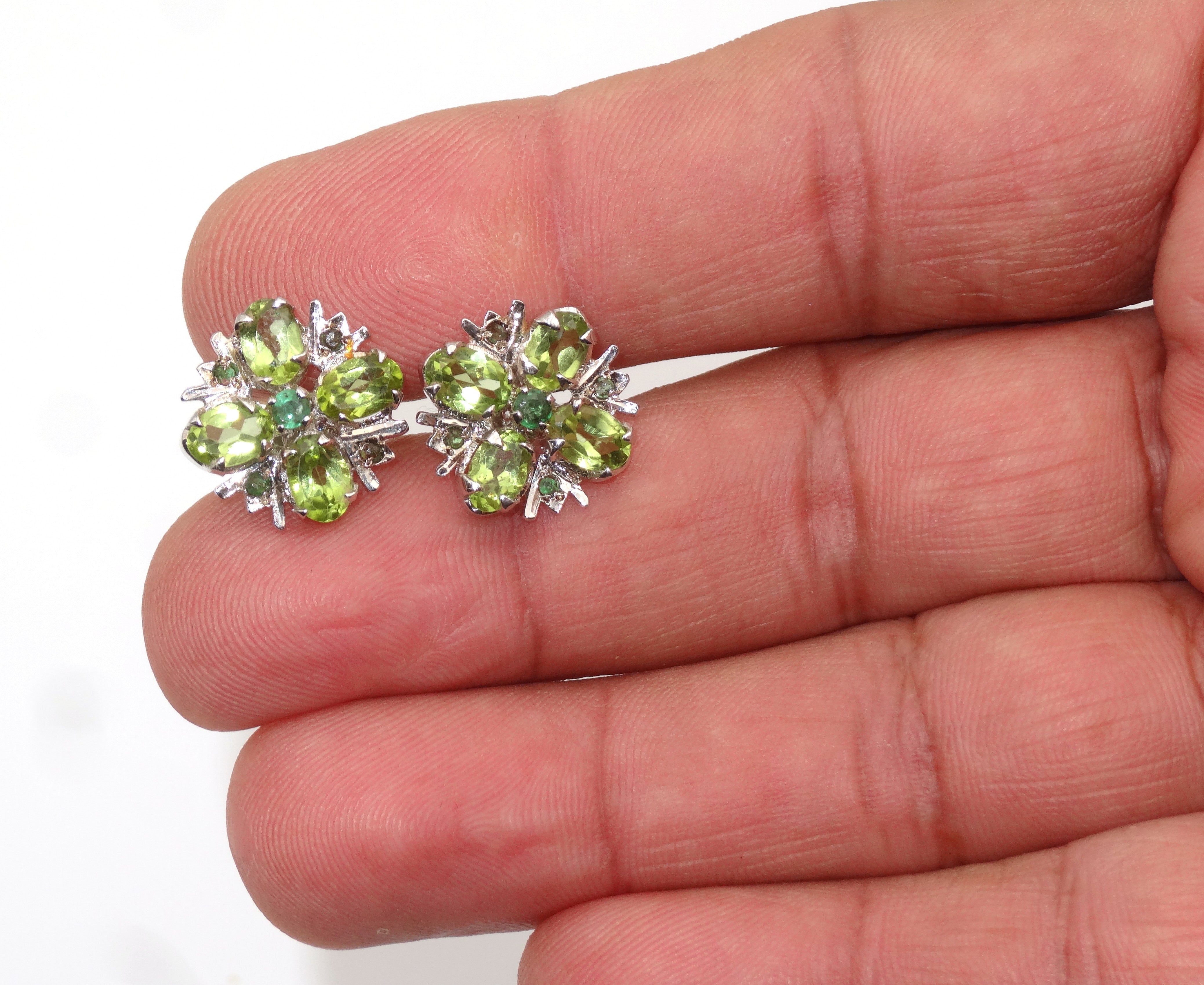 silver emerald tops pure silver tops 925 silver tops