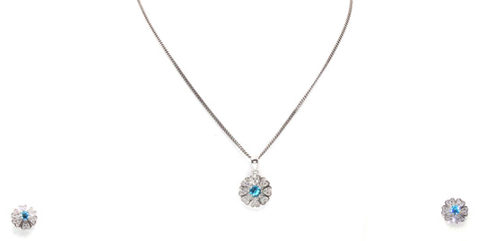 pendant set with earrings