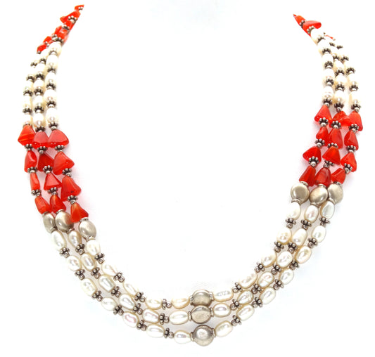 silver mala front side