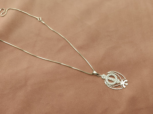 silver sikh khanda pendant