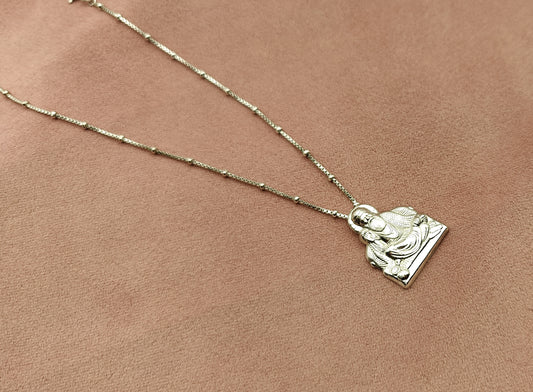 silver guru nanak dev ji pendant