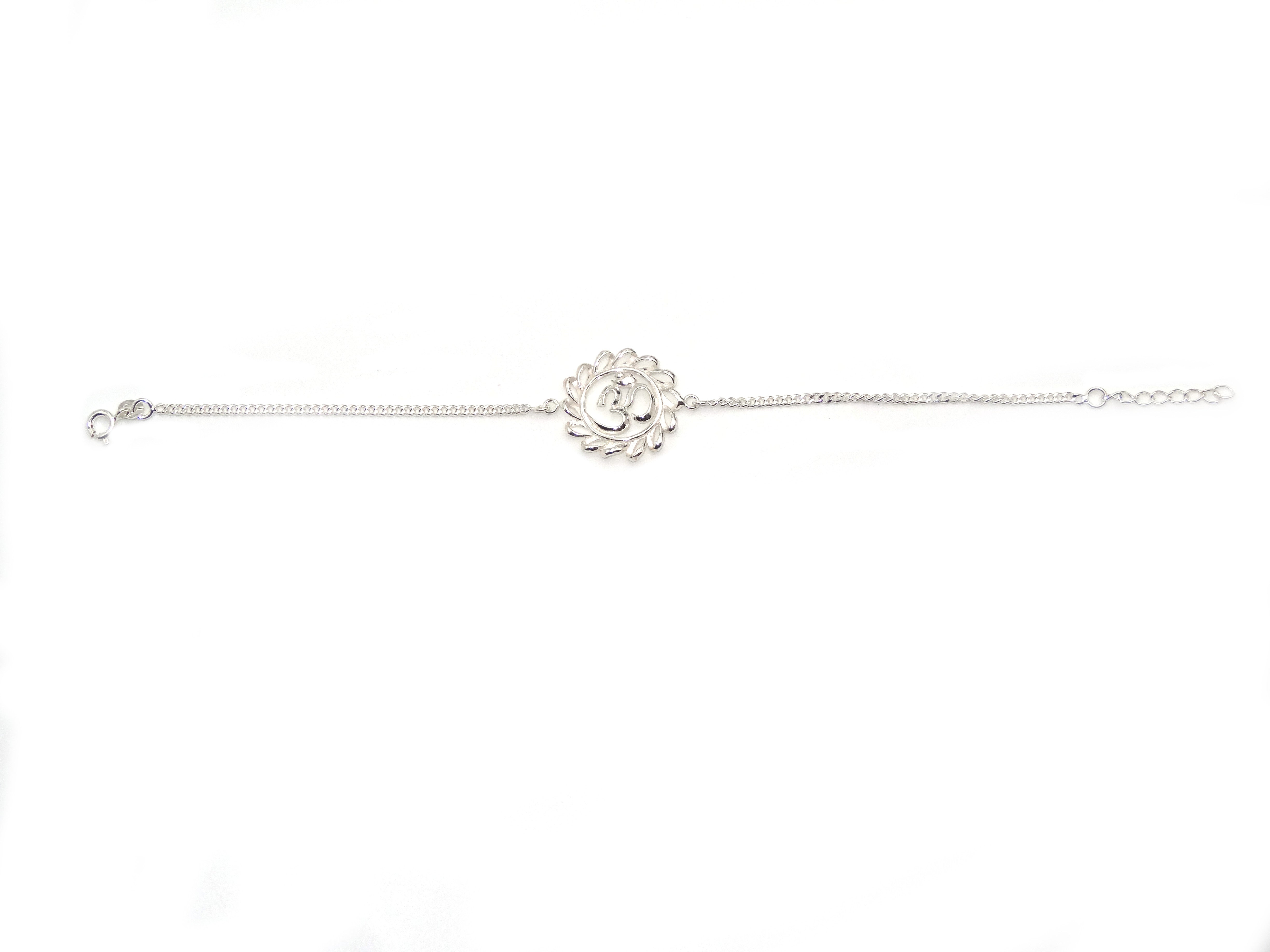 silver rakhi