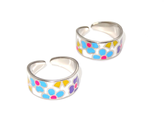 Pure 925 silver toe rings