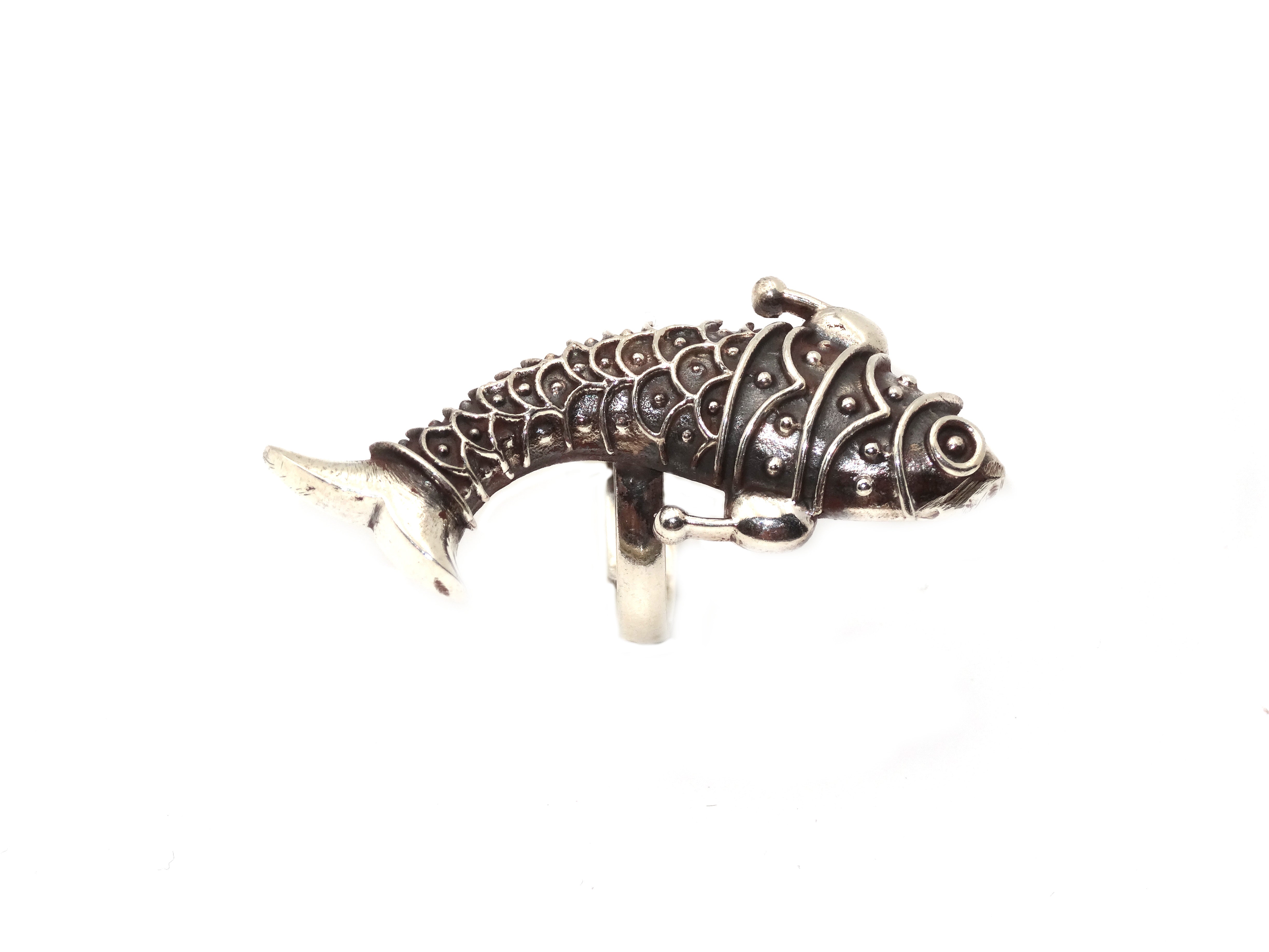 Gauri Fish Gauri925 Sterling Silver Ring for Women | Fish Ring | With Certificate